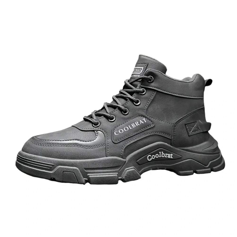 Juosiy Work Boots for Men Lightweight Casual Leather